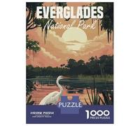 Rompecabezas para Adolescentes De 1000 Piezas Everglades National Park Rompecabezas para Adultos Juegos Relajantes Desafío Difícil Cumpleaños 52x38cm/1000pcs