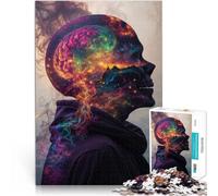 Rompecabezas para Adolescentes de 1000 Piezas Explosión de la Mente Cósmica Regalos de Juegos desafiantes Gran Regalo 75x50cm
