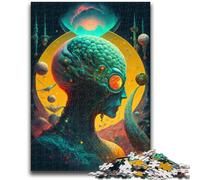 Rompecabezas para Adolescentes de 1000 Piezas: Extraterrestres, Entrena tu Cerebro y Tus Manos Interacción Entre Padres e Hijos para Mayores de 14 años 38x26cm