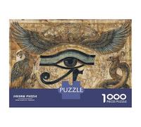 Rompecabezas para Adolescentes De 1000 Piezas Eye of Horus Papyrus Print Rompecabezas para Adultos Juegos Relajantes Desafío Difícil Cumpleaños Y Navidad 38x26cm/1000pcs