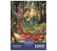 Rompecabezas para Adolescentes De 1000 Piezas Fairy Tale Forest Book Rompecabezas para Adultos Juegos Relajantes Decoración Cumpleaños 52x38cm/1000pcs