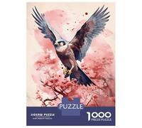 Rompecabezas para Adolescentes De 1000 Piezas Falcon Cherry Blossom Rompecabezas Juegos Relajantes Pero Divertidos Y Humorísticos Cumpleaños 38x26cm/1000pcs
