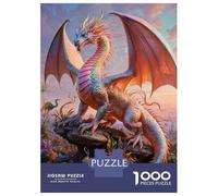Rompecabezas para Adolescentes De 1000 Piezas Fantastical Dragon Safari Rompecabezas para Adolescentes Juegos Relajantes para La Diversión Familiar Juego Desafiante Regalos 38x26cm/1000pcs
