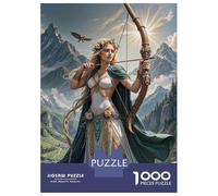 Rompecabezas para Adolescentes De 1000 Piezas Fantasy Archer with Bow and Arrow Rompecabezas para Adultos Juguete Decoración De Pared Mejora La Memoria Regalos De Cumpleaños Y Únicos 38x26cm/1000pcs