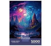 Rompecabezas para Adolescentes De 1000 Piezas Fantasy Galaxy Landscape Rompecabezas para Adultos Juego Práctico Que Mejora La Memoria Interacción Entre Padres E Hijos 70x50cm/1000pcs