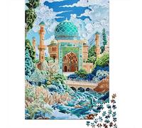 Rompecabezas para Adolescentes De 1000 Piezas Fantasy Palace in Paradise Rompecabezas para Adultos Juguetes DIY Pero Divertidos Y Humorísticos Regalos De Cumpleaños Y Únicos 38x26cm/1000pcs