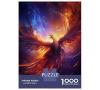 Rompecabezas para Adolescentes De 1000 Piezas Fantasy Phoenix Bird Fire Rompecabezas Juegos Familiares Decoración Perfecta Cumpleaños Y Navidad 52x38cm/1000pcs