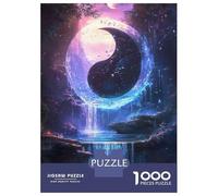 Rompecabezas para Adolescentes De 1000 Piezas Fantasy Waterfall Art Print Rompecabezas para Adultos Juego Familiar Regalos para Mujeres Cumpleaños Y Navidad 70x50cm/1000pcs