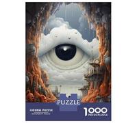 Rompecabezas para Adolescentes De 1000 Piezas Fantasy World with Giant Eye Rompecabezas Juegos Relajantes Difícil Difícil Diversión Actividades En Casa, 52x38cm/1000pcs