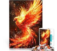 Rompecabezas para Adolescentes de 1000 Piezas Fénix de Fuego Matar el Tiempo en Vacaciones en casa Mejorar el Amor Entre Parejas 50x70cm