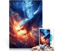 Rompecabezas para Adolescentes de 1000 Piezas Fénix del Trueno para el Juguete de desafío de Juego Educativo Regalo Divertido 52x38cm