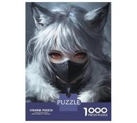Rompecabezas para Adolescentes De 1000 Piezas Fierce Wolf Eyes -1 Rompecabezas para Adultos Juego De Ingenio para Mejorar La Memoria Actividades Divertidas En Casa 70x50cm/1000pcs