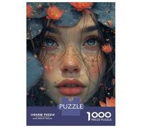 Rompecabezas para Adolescentes De 1000 Piezas Floral Beauty Rompecabezas Juego De Ingenio Decoración Perfecta Regalos Y Cumpleaños Únicos 70x50cm/1000pcs