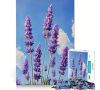 Rompecabezas para Adolescentes de 1000 Piezas Florecer en Lavanda,diseño de Bordes precisos,Juego Divertido para concentrarse,Momento de diversión Tranquilo,Regalo navideño Relajante 50x75cm