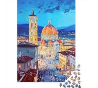 Rompecabezas para Adolescentes De 1000 Piezas Florence Cathedral Painting-6 Rompecabezas para Adultos Juegos Relajantes Desafío Difícil Cumpleaños Y Navidad 52x38cm/1000pcs