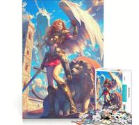 Rompecabezas para Adolescentes de 1000 Piezas Florence Demon Elf, Juego práctico, Actividades Divertidas para Hacer en casa, con póster y Hoja de Preguntas a Juego 38x26cm