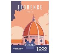 Rompecabezas para Adolescentes De 1000 Piezas Florence Italy Travel Rompecabezas para Adultos Juguete Decoración De Pared Mejora La Memoria Regalos De Cumpleaños Y Únicos 52x38cm/1000pcs