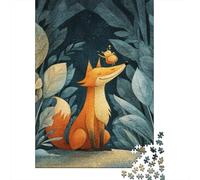 Rompecabezas para Adolescentes De 1000 Piezas Fox and Friends in The Forest Rompecabezas para Adultos Juegos Relajantes Desafío Difícil Cumpleaños Y Navidad 38x26cm/1000pcs