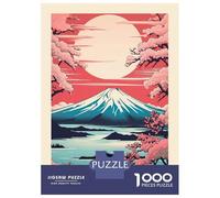 Rompecabezas para Adolescentes De 1000 Piezas Fuji Mountain 3 Rompecabezas para Adultos Juego De Ingenio Decoración De Pared Regalos para Reducir El Estrés 70x50cm/1000pcs