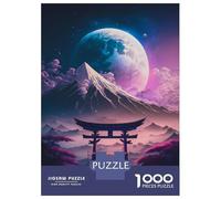 Rompecabezas para Adolescentes De 1000 Piezas Full Moon in Japan Rompecabezas para Adolescentes Juego Práctico Desafío Difícil Desafiante De Completar 38x26cm/1000pcs