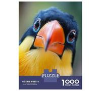 Rompecabezas para Adolescentes De 1000 Piezas Funny Toucan Bird Portrait Rompecabezas para Adultos Juguetes De Bricolaje Análisis Y Lógica Regalo De Cumpleaños, Regalos, 70x50cm/1000pcs