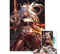 Rompecabezas para Adolescentes de 1000 Piezas Furia de Kitsune Furioso Ayuda a ejercitar el Cerebro Juego Familiar difícil Apto para Mayores de 14 años (50x75cm)