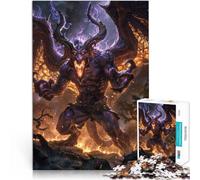 Rompecabezas para Adolescentes de 1000 Piezas Furia demoníaca retorcida desafío Educativo Actividades Divertidas en casa, Regalos de cumpleaños, Regalos de Viaje, 38x26cm