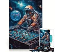 Rompecabezas para Adolescentes de 1000 Piezas,futbolín de Mesa con astronautas,articulaciones Suaves,Juguete Divertido para desarrollar el Cerebro,Juego Relajante,Regalo Divertido para cumpleaños