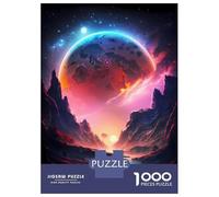 Rompecabezas para Adolescentes De 1000 Piezas Galactic Eden Landscape Rompecabezas para Adultos Juegos Divertidos Decoración De Pared 38x26cm/1000pcs