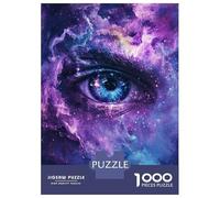 Rompecabezas para Adolescentes De 1000 Piezas Galactic Gaze Cosmic Eye Rompecabezas para Adultos Juegos Relajantes Análisis Y Lógica Difícil Y Desafiante 52x38cm/1000pcs