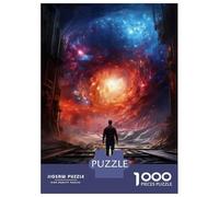 Rompecabezas para Adolescentes De 1000 Piezas Galactic Journey Space Exploration Poster Rompecabezas DIY Juguetes Vacaciones En Casa Matar El Tiempo Cumpleaños Y Navidad 52x38cm/100