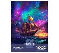 Rompecabezas para Adolescentes De 1000 Piezas Galactic Sail Voyage -9 Rompecabezas para Adultos Juego De Ingenio Decoración De Pared Difícil Y Desafiante 38x26cm/1000pcs