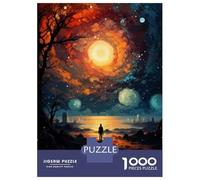 Rompecabezas para Adolescentes De 1000 Piezas Galactic Sunset Adventure Rompecabezas para Adultos Juego Familiar Difícil Difícil Cumpleaños Y Navidad 52x38cm/1000pcs