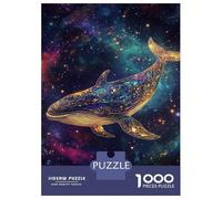 Rompecabezas para Adolescentes De 1000 Piezas Galactic Whale Voyage Rompecabezas para Adultos Juegos Relajantes Análisis Y Lógica Cumpleaños 52x38cm/1000pcs