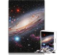 Rompecabezas para Adolescentes de 1000 Piezas, Galaxia de Andrómeda en el Espacio Profundo, Juegos Familiares, Actividades Familiares, Ideas de Regalos, tamaño 38x26cm
