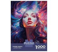 Rompecabezas para Adolescentes De 1000 Piezas Galaxy Girl No8 Rompecabezas para Adultos Juego De Ingenio Decoración De Pared Regalos para Reducir El Estrés 38x26cm/1000pcs