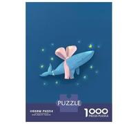 Rompecabezas para Adolescentes De 1000 Piezas Gift Whale Rompecabezas para Adultos Juego Familiar Regalos para Mujeres Cumpleaños Y Navidad 38x26cm/1000pcs