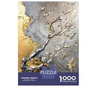 Rompecabezas para Adolescentes De 1000 Piezas Gilded Natures Symphony Rompecabezas para Adultos Juego De Ingenio Una Obra De Arte Actividades Divertidas En Casa 52x38cm/1000pcs