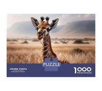 Rompecabezas para Adolescentes De 1000 Piezas Giraffe in African Safari Rompecabezas para Adultos Juego Familiar Difícil Difícil Cumpleaños Y Navidad 70x50cm/1000pcs