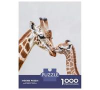 Rompecabezas para Adolescentes De 1000 Piezas Giraffe Mother and Baby Rompecabezas Juego De Ingenio Decoración Perfecta Regalos Y Cumpleaños Únicos 70x50cm/1000pcs