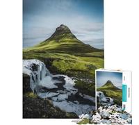 Rompecabezas para Adolescentes de 1000 Piezas Glaciar de Islandia Desafío Educativo fotográfico para divertirse en Familia Juguetes de Bricolaje Apto para Mayores de 14 años (38x52cm)