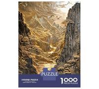 Rompecabezas para Adolescentes De 1000 Piezas Gold Coast Mountain Landscape Rompecabezas para Adultos Juegos Familiares Desafío Difícil Regalos De Cumpleaños Y Únicos 38x26cm/1000pcs