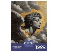 Rompecabezas para Adolescentes De 1000 Piezas Gold X Angel in The Clouds Rompecabezas para Adultos Juegos Relajantes Análisis Y Lógica Difícil Y Desafiante 52x38cm/1000pcs