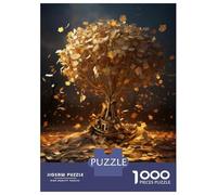 Rompecabezas para Adolescentes De 1000 Piezas Golden Book Tree A Magical Reading Haven Rompecabezas para Adultos Juegos Relajantes Corte De Precisión Diversión En Casa Actividades, 52x38cm/1000pcs