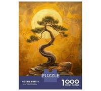 Rompecabezas para Adolescentes De 1000 Piezas Golden Harmony Bonsai Tree Rompecabezas para Adolescentes Juegos Relajantes para La Diversión Familiar Juego Desafiante Regalos 38x26cm/1000pcs
