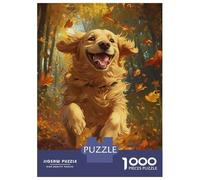 Rompecabezas para Adolescentes De 1000 Piezas Golden Joy in Fall Rompecabezas para Adultos Juguetes De Bricolaje Una Obra De Arte Diversión En Casa Actividades, 38x26cm/1000pcs
