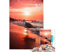 Rompecabezas para Adolescentes de 1000 Piezas Golden Light Lonely Bird para cumpleaños Mujeres Juguetes de Bricolaje para Mayores de 14 años (38x26cm)