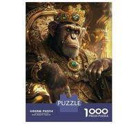 Rompecabezas para Adolescentes De 1000 Piezas Golden Monkey King Poster Rompecabezas para Adultos Juegos Relajantes Decoración Perfecta Cumpleaños Y Navidad 38x26cm/1000pcs