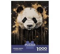 Rompecabezas para Adolescentes De 1000 Piezas Golden Panda Art-3 Rompecabezas para Adultos Juegos Familiares Desafío Difícil Regalos De Cumpleaños Y Únicos 70x50cm/1000pcs