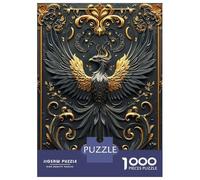 Rompecabezas para Adolescentes De 1000 Piezas Golden Queen Phoenix Art Rompecabezas para Adultos Juguetes Antiestrés Regalo De Cumpleaños Cumpleaños 52x38cm/1000pcs
